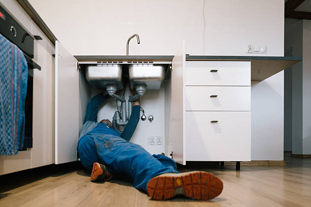 Professional Drain Cleaning technician working in Winchester, NV